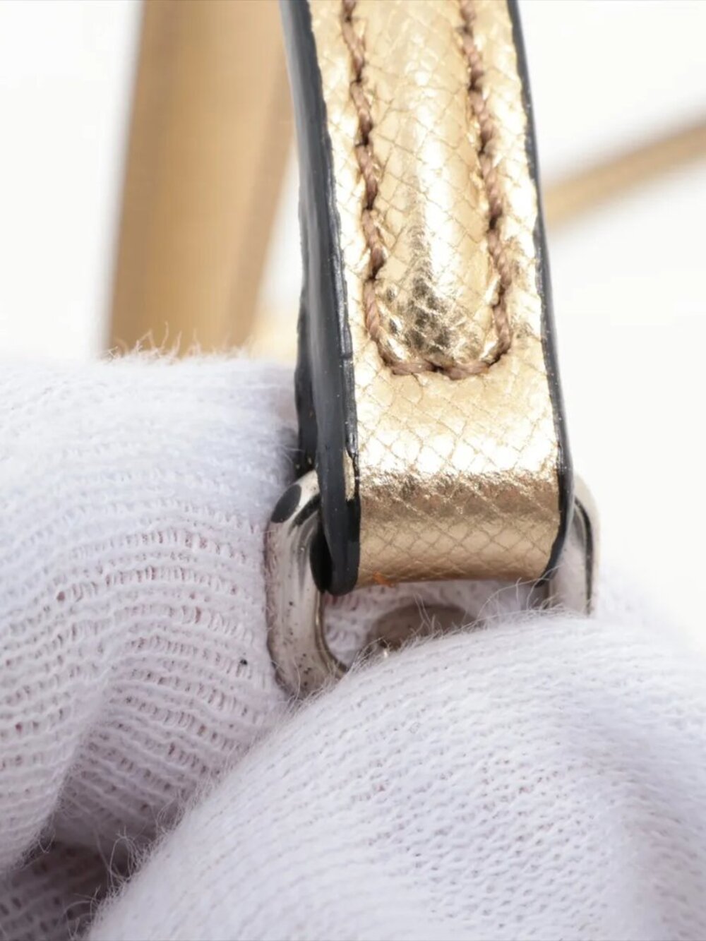 Prada Metallic Flap O33 MOG - Picture 12 of 13